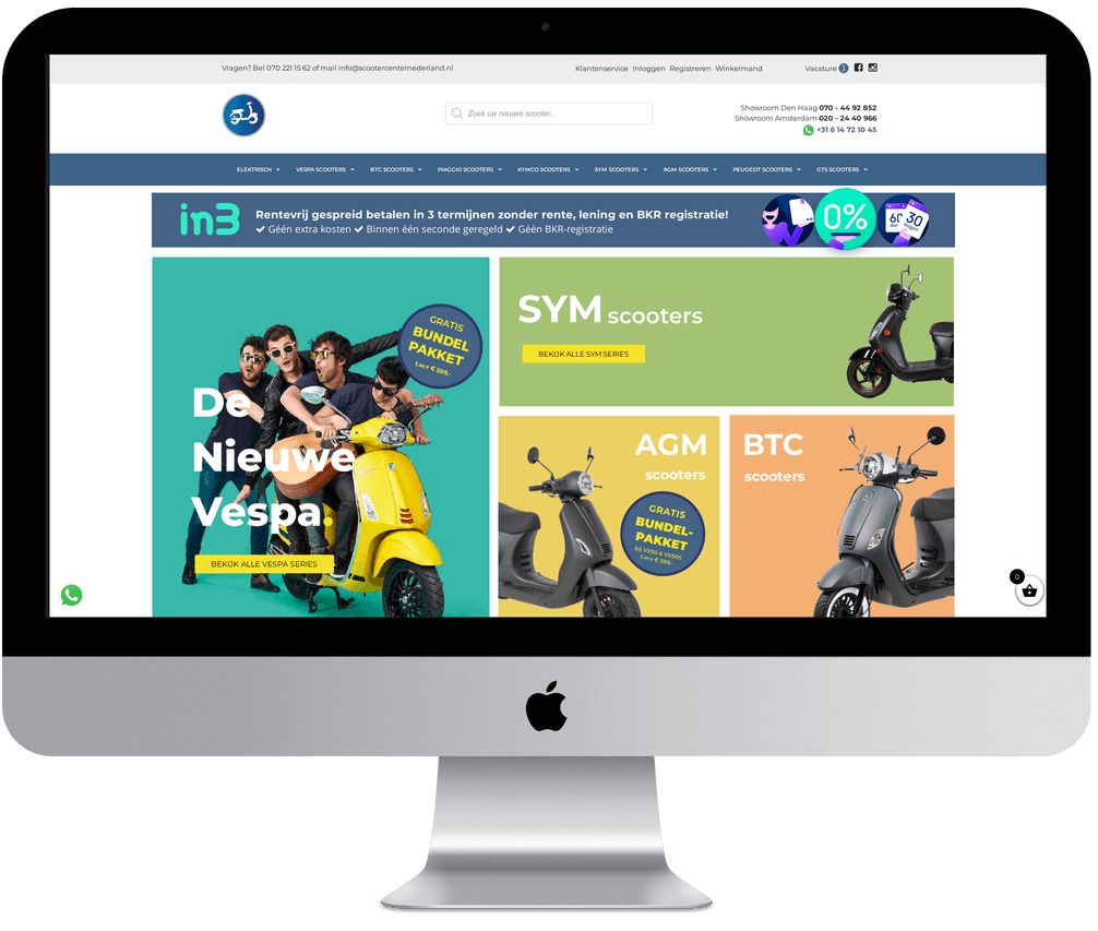 Scooter webshop laten maken?